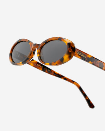 Bianca Classical Havana sunglasses close up front