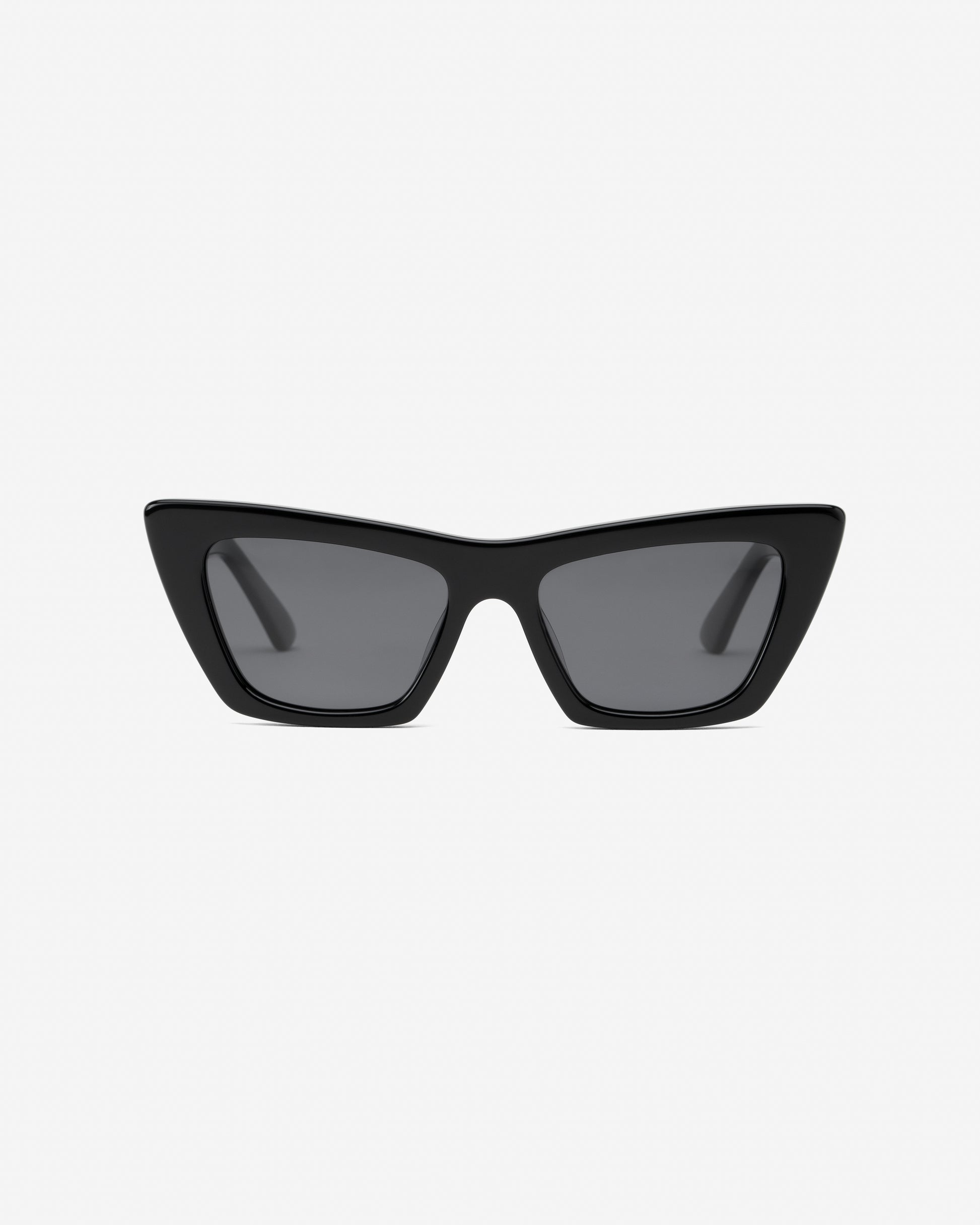 Campbell Black cat eye sunglasses front view