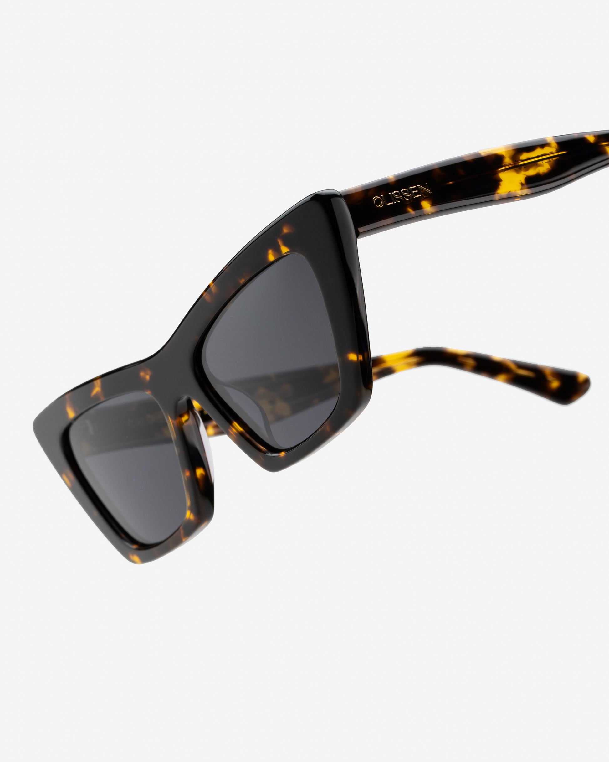 Campbell Havana sunglasses close up front