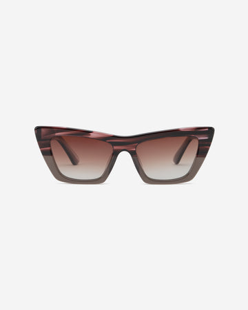 Campbell Grad Rose cat eye sunglasses front view
