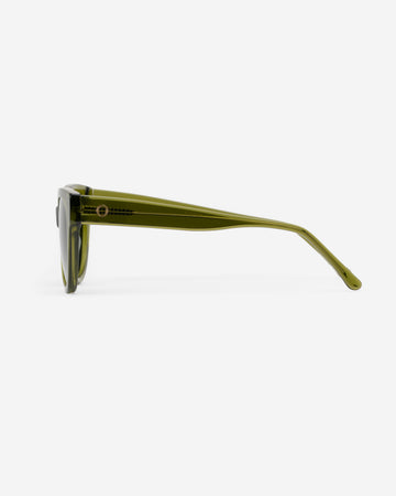 Olivia Khaki sunglasses side view