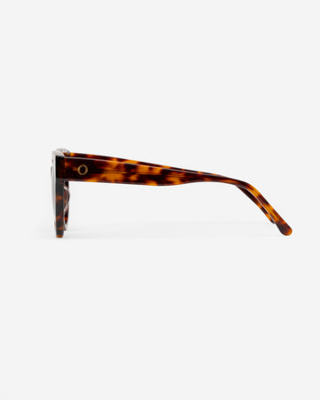 Olivia Brown Havana sunglasses side view